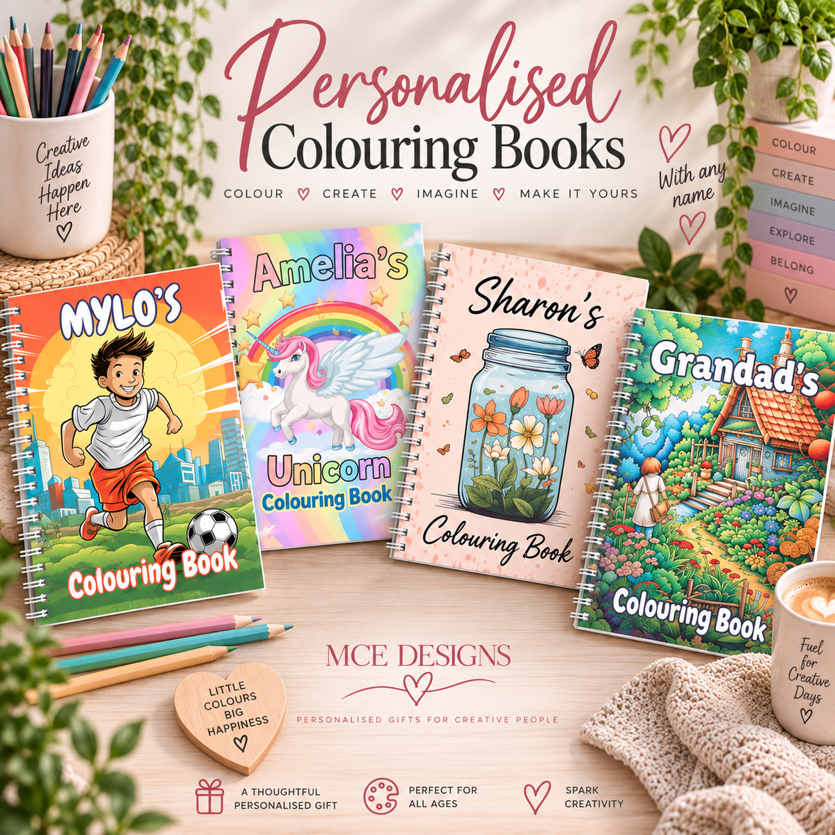 Personalised Colouring Books