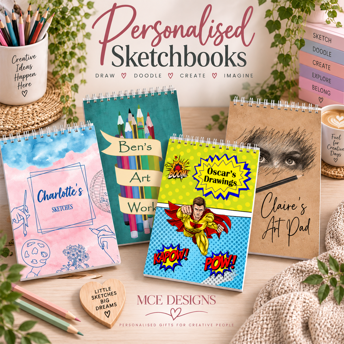 Personalised Sketchbooks