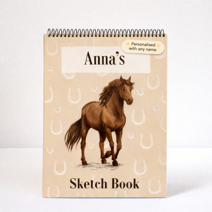 Personalised Horse Sketchbook