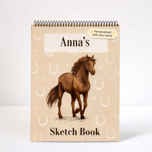 Personalised Horse Sketchbook