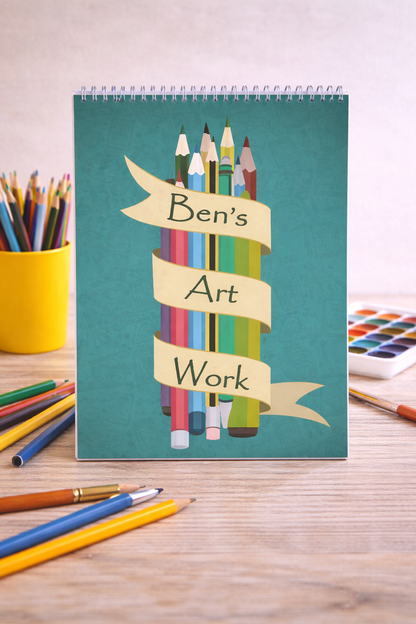 Personalised Pencils Sketchbook