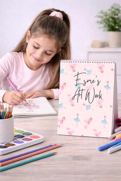 Personalised ballerina Sketchbook