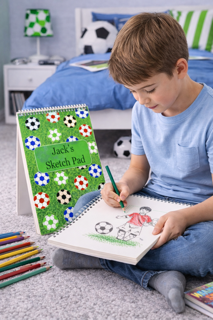 Personalised Football Sketchbook