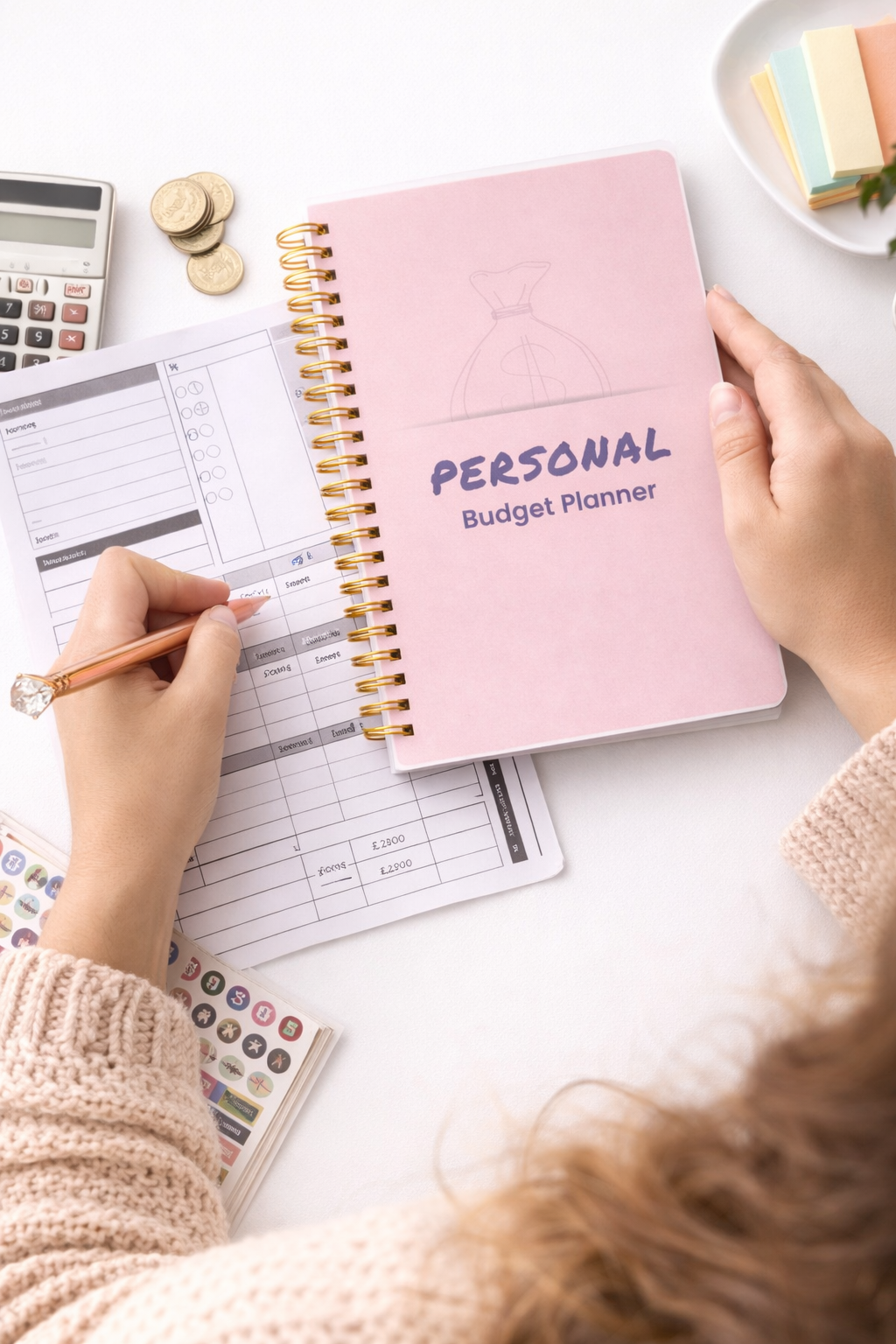 Monthly Budget & Expense Tracker Notebook