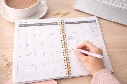 2026–2027 Monthly Planner Notebook