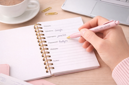 Mini Password Keeper Notebook