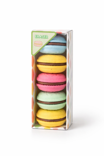 Macaron Eraser Set