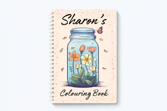 Life in Jars Colouring Book | A4 Adult Colouring Book | Relaxing Creative Activity | Gift for Her