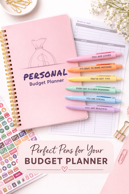 Monthly Budget & Expense Tracker Notebook