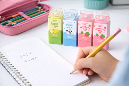 Milk Carton Eraser