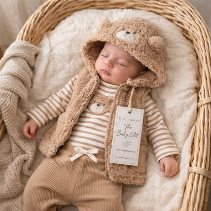 Newborn Teddy Bear Cosy Baby Outfit Set