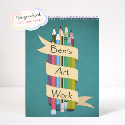 Personalised Pencils Sketchbook