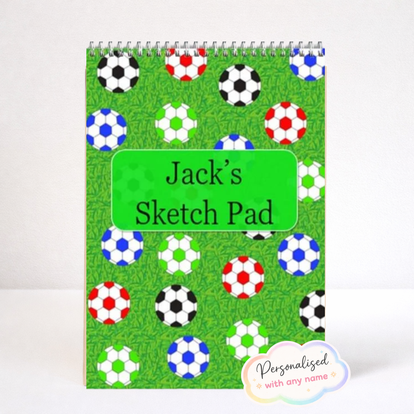 Personalised Football Sketchbook