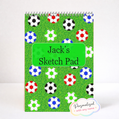 Personalised Football Sketchbook